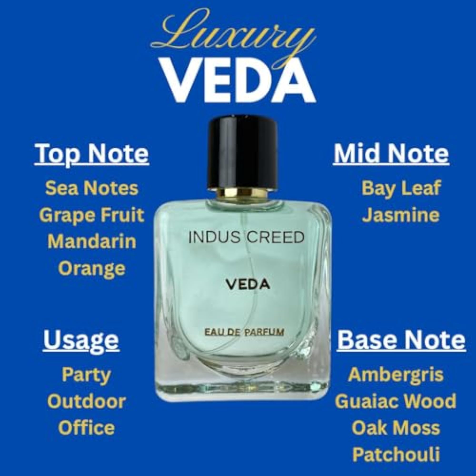 Men's Veda Perfume Eau De Parfum, 100ml
